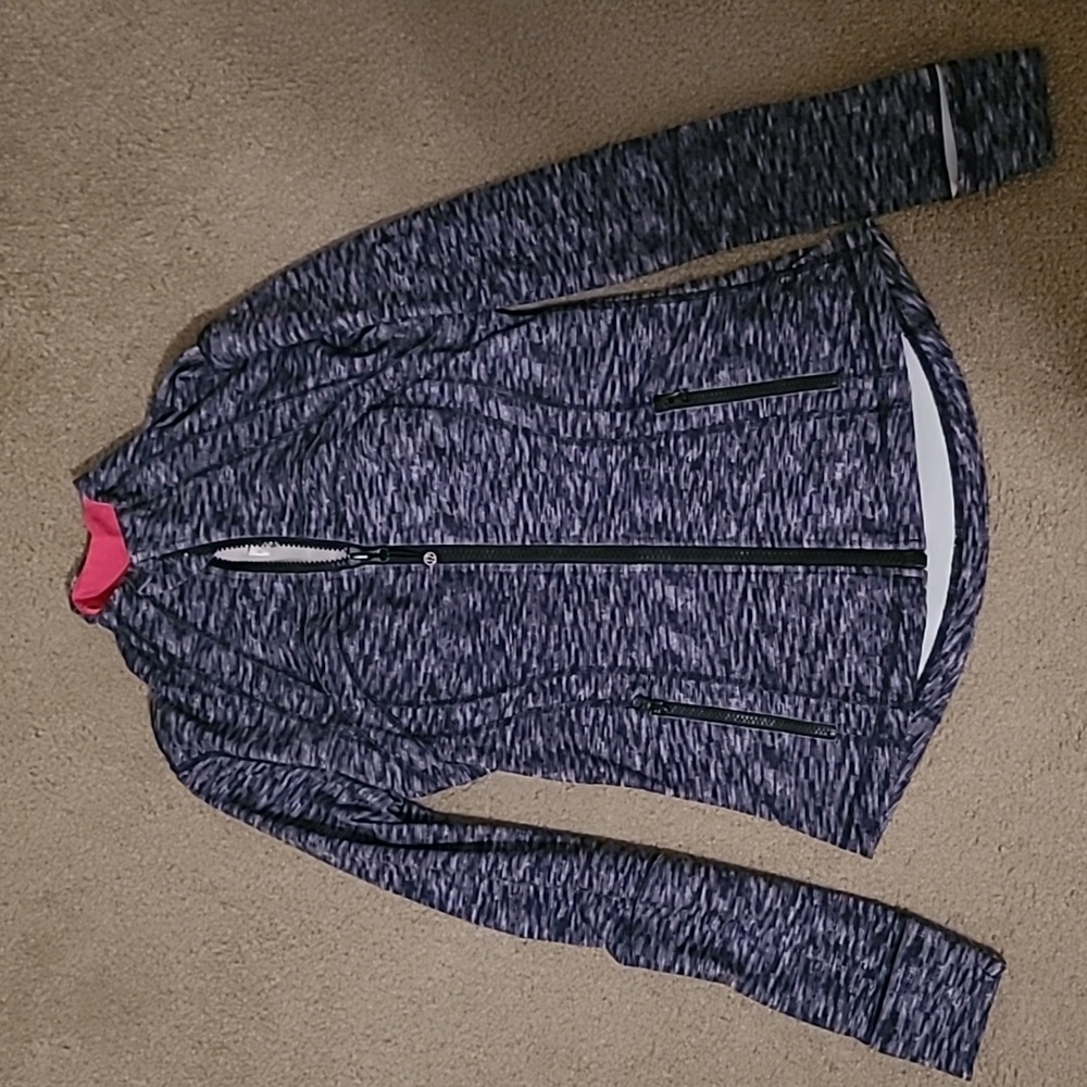 Lululemon Define Jacket, Size 8, Color: Black, Grey, White